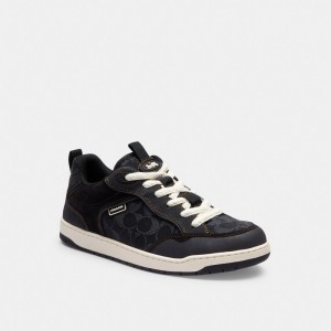 Black Men Coach C203 Sneakers | NZ_CH20778