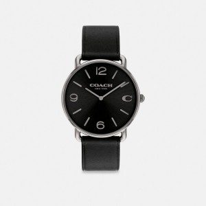 Black Men Coach Elliot 41 Mm Watches | NZ_CH13439