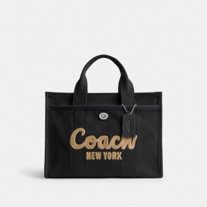 Black Women Coach Cargo Tote Bag | NZ_CH93126