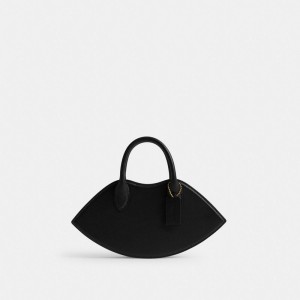 Black Women Coach Lip Brass Crossbody Bags | NZ_CH80290