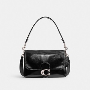 Black Women Coach Soft Tabby Shoulder Bags | NZ_CH69619