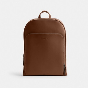 Brown Men Coach Gotham Backpacks | NZ_CH25787