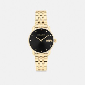 Gold Women Coach Elliot 28 Mm Watches | NZ_CH68656