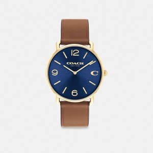 Navy Men Coach Elliot 41 Mm Watches | NZ_CH46252