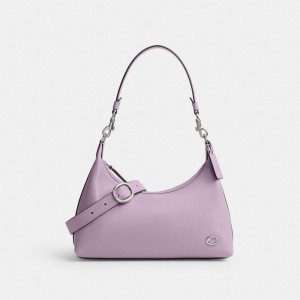 Silver / Purple Women Coach Juliet Shoulder Bags | NZ_CH25529