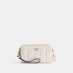 White Women Coach Kira With Pillow Quilting Nappa Leather Crossbody Bags | NZ_CH69461