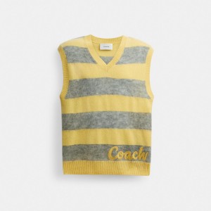 Yellow Men Coach North Sweaters | NZ_CH39233