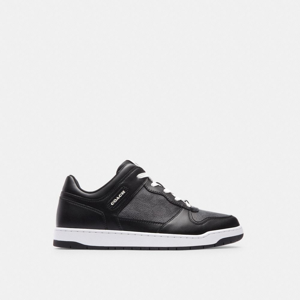 Black Men Coach C201 In Signature Sneakers | NZ_CH80864