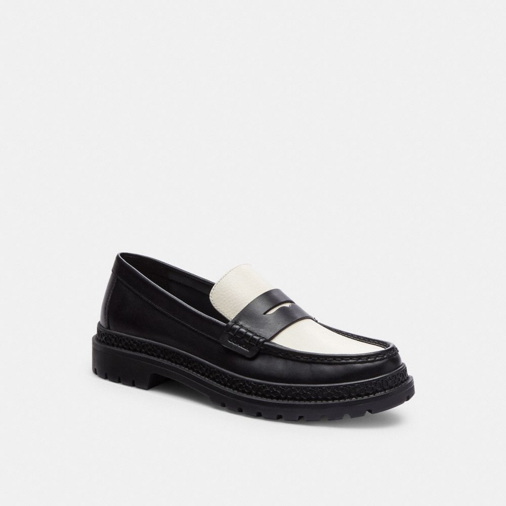 Black Men Coach Cooper Loafers | NZ_CH22351