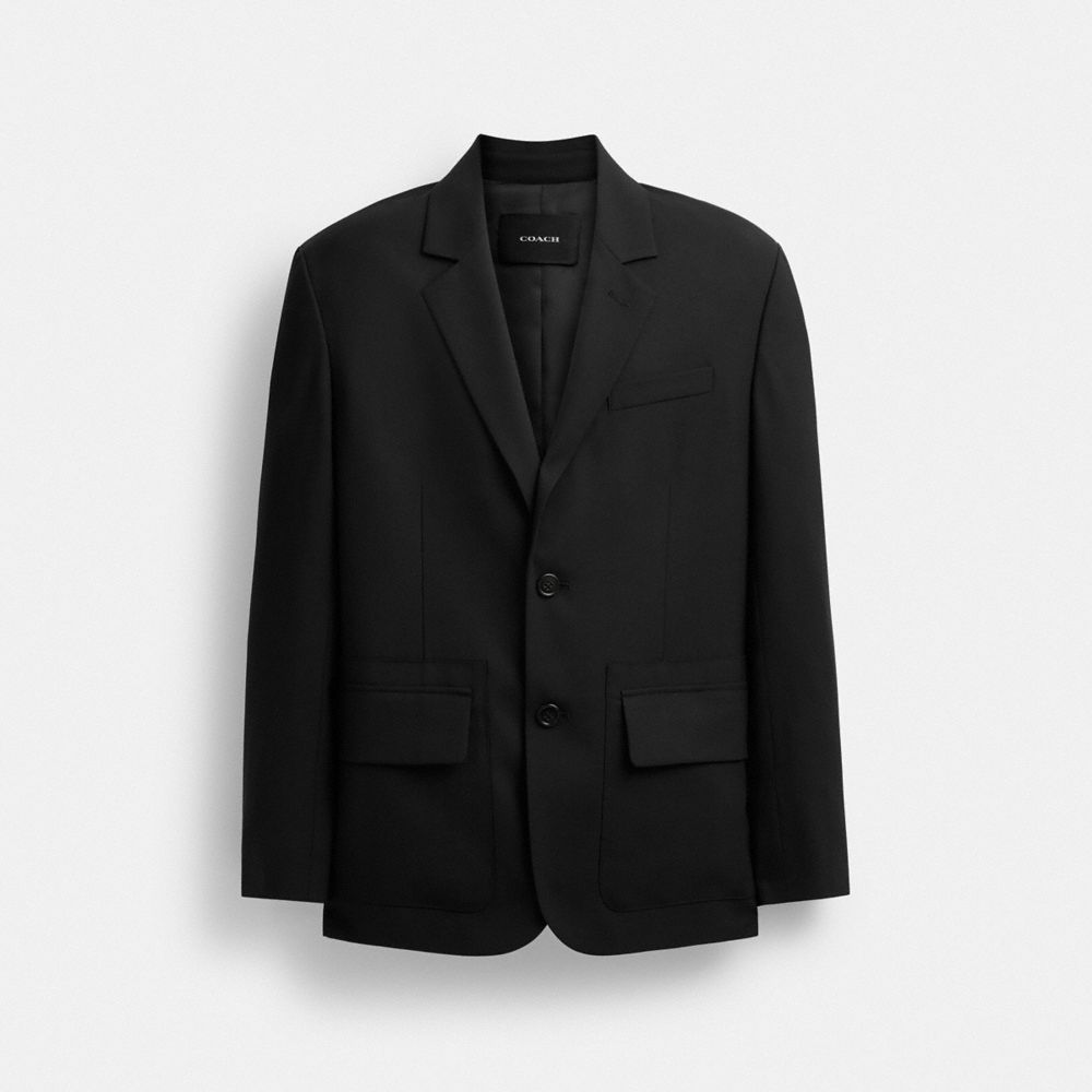 Black Men Coach Tailoring Jackets | NZ_CH81322