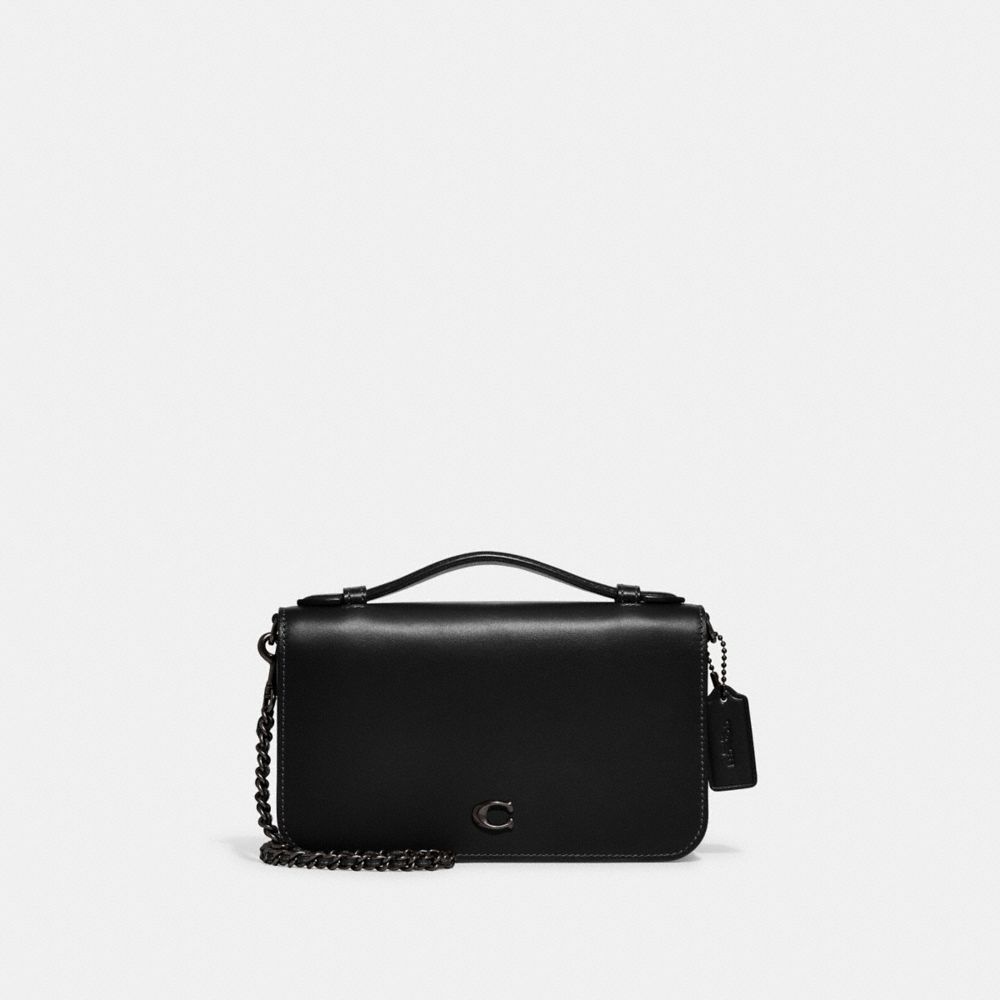 Black Women Coach Bea Pewter Crossbody Bags | NZ_CH97302