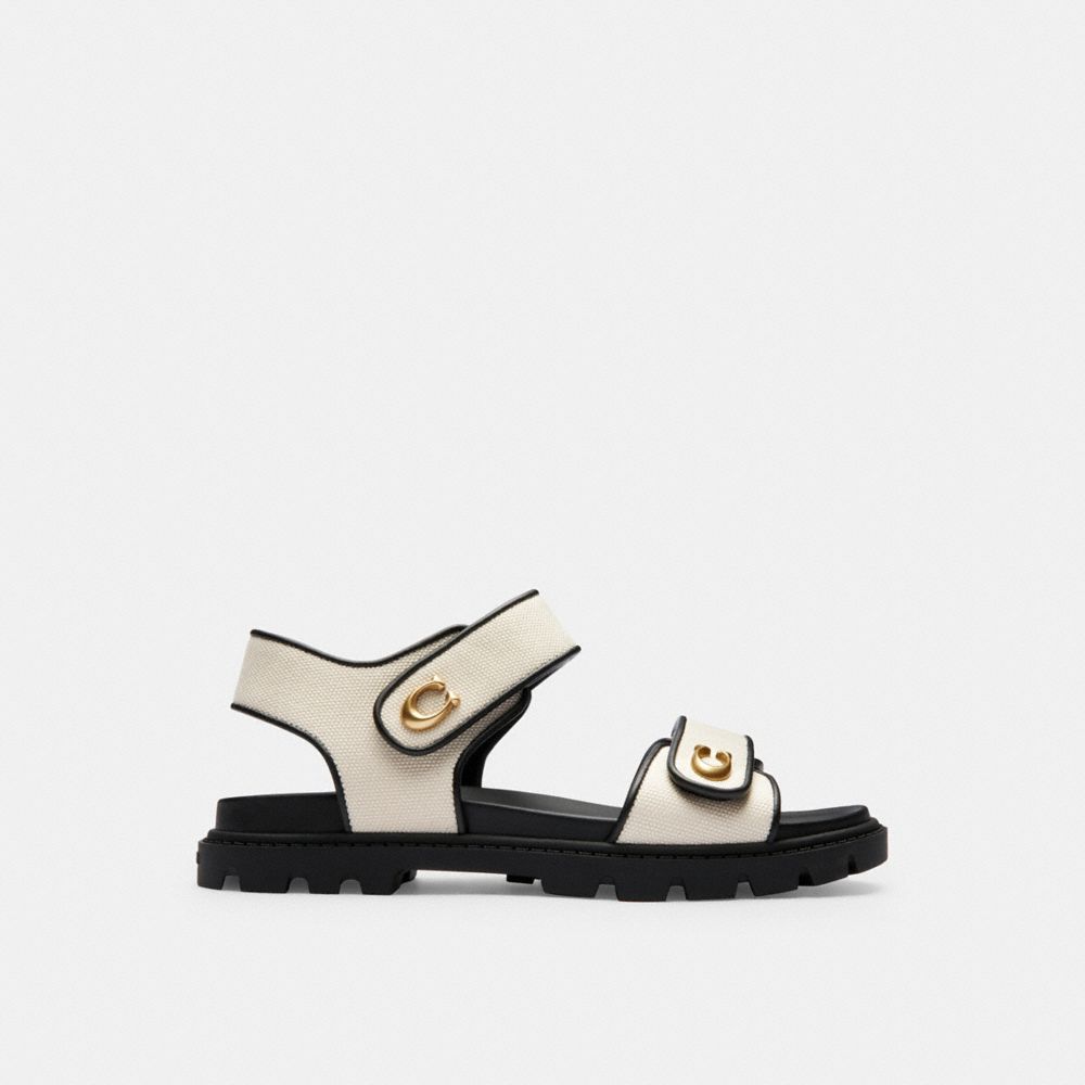 Black Women Coach Brynn Chalk Sandals | NZ_CH52181