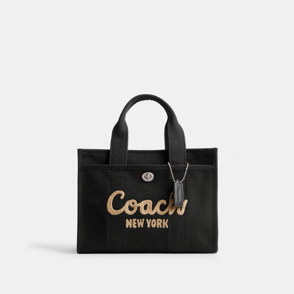 Black Women Coach Cargo 26 Tote Bag | NZ_CH98153