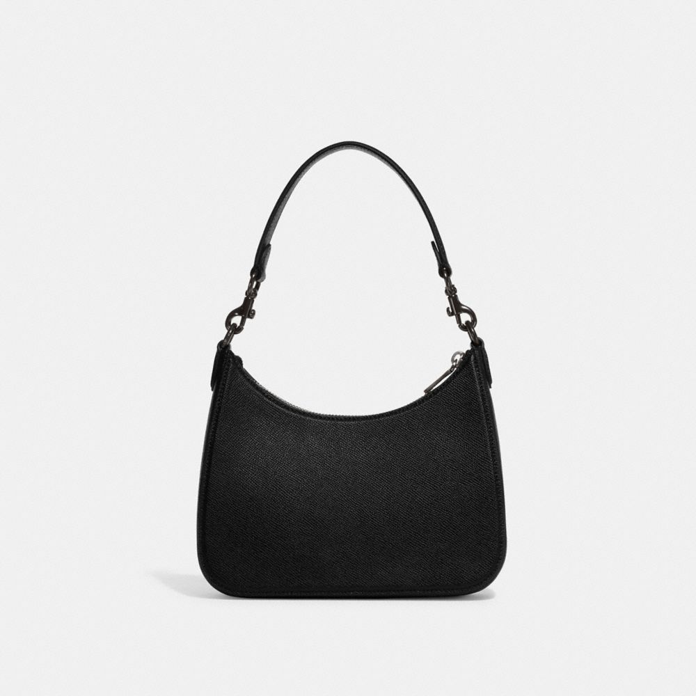 Black Women Coach Hobo With Signature Crossbody Bags | NZ_CH29934