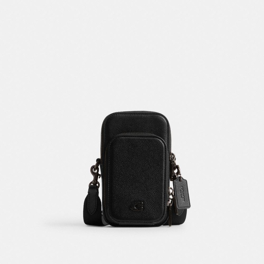 Black Women Coach Phone Crossbody Bags | NZ_CH25670