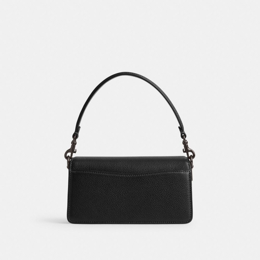 Black Women Coach Tabby 20 Polished Pebble Leather Shoulder Bags | NZ_CH99370