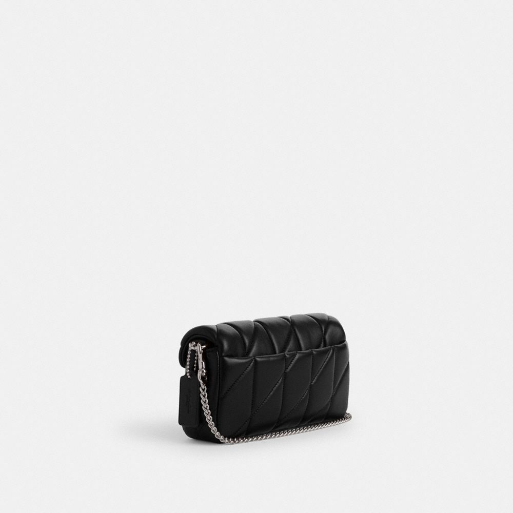 Black Women Coach Tabby Crossbody With Pillow Quilting Nappa Leather Small Wallets | NZ_CH88275