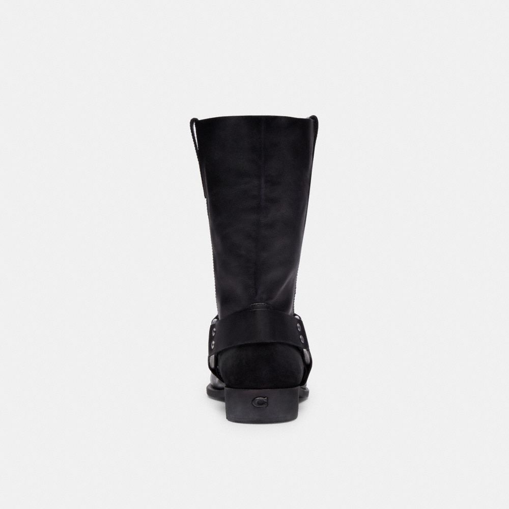 Black Women Coach Tara Biker Boots | NZ_CH60281