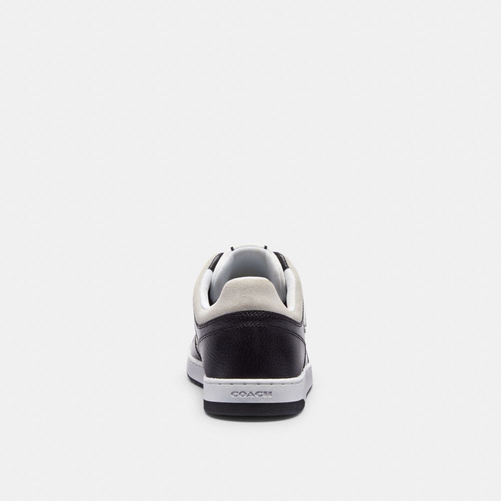 Black / White Men Coach C201 Sneakers | NZ_CH58578