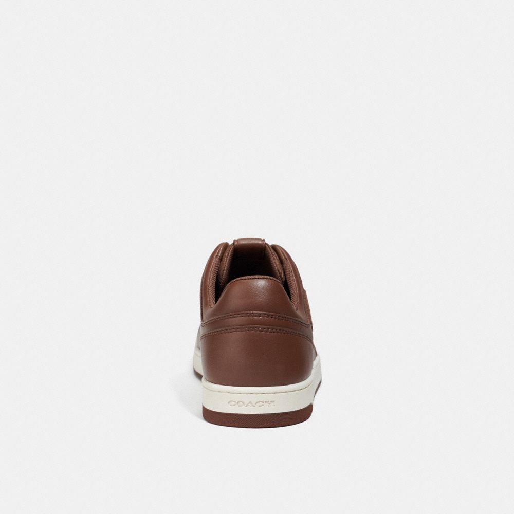 Brown Men Coach C201 In Signature Sneakers | NZ_CH66959