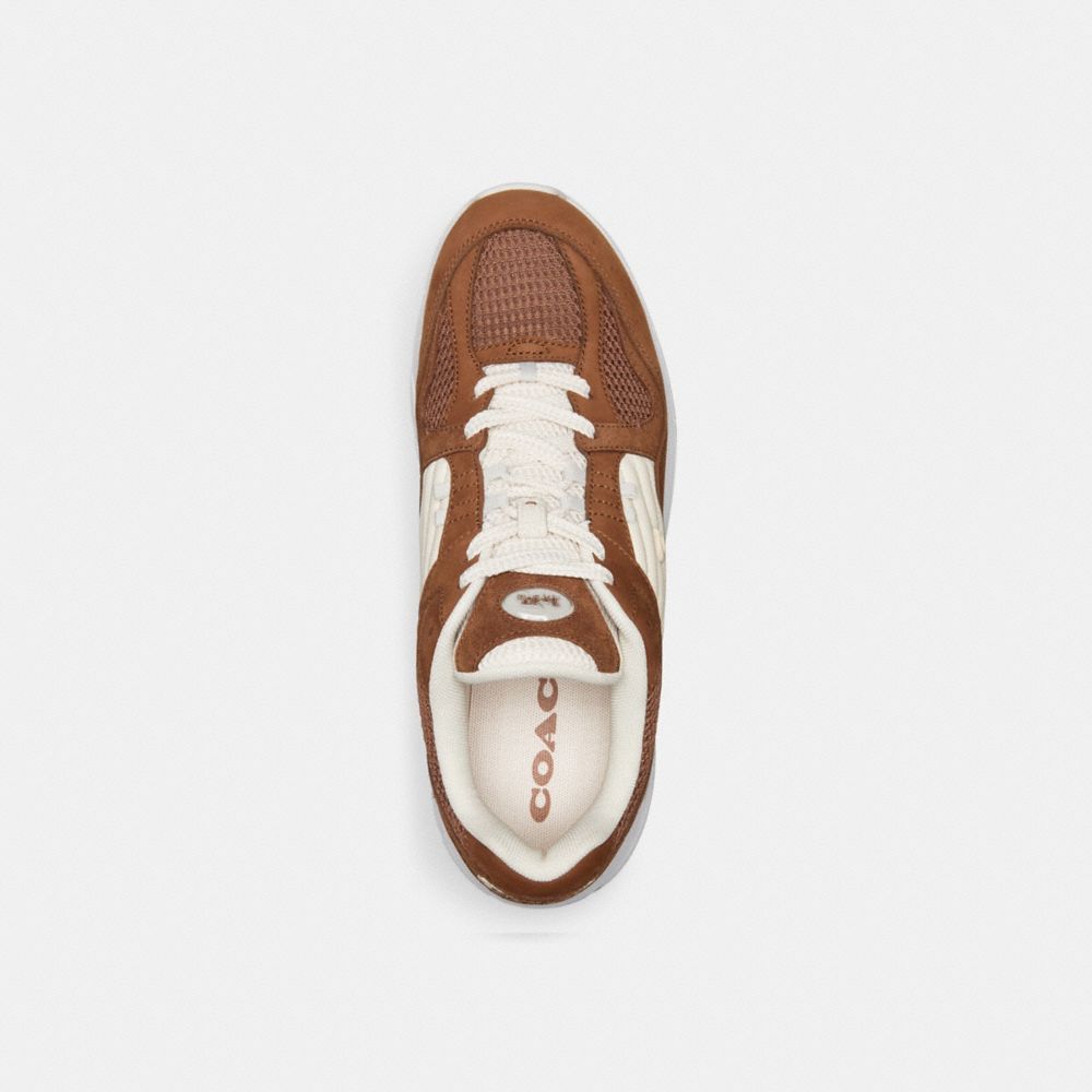 Brown Men Coach C301 Sneakers | NZ_CH54983