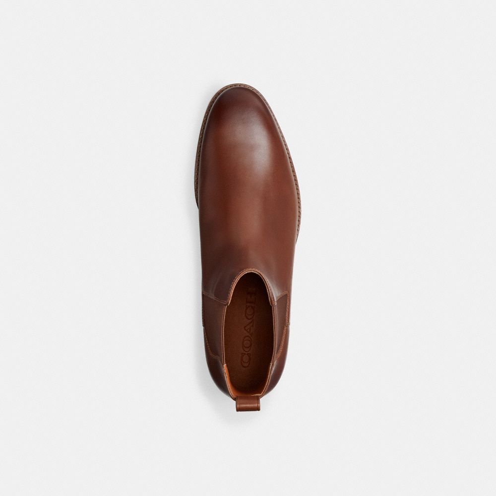 Brown Men Coach Dalton Chelsea Boots | NZ_CH34869