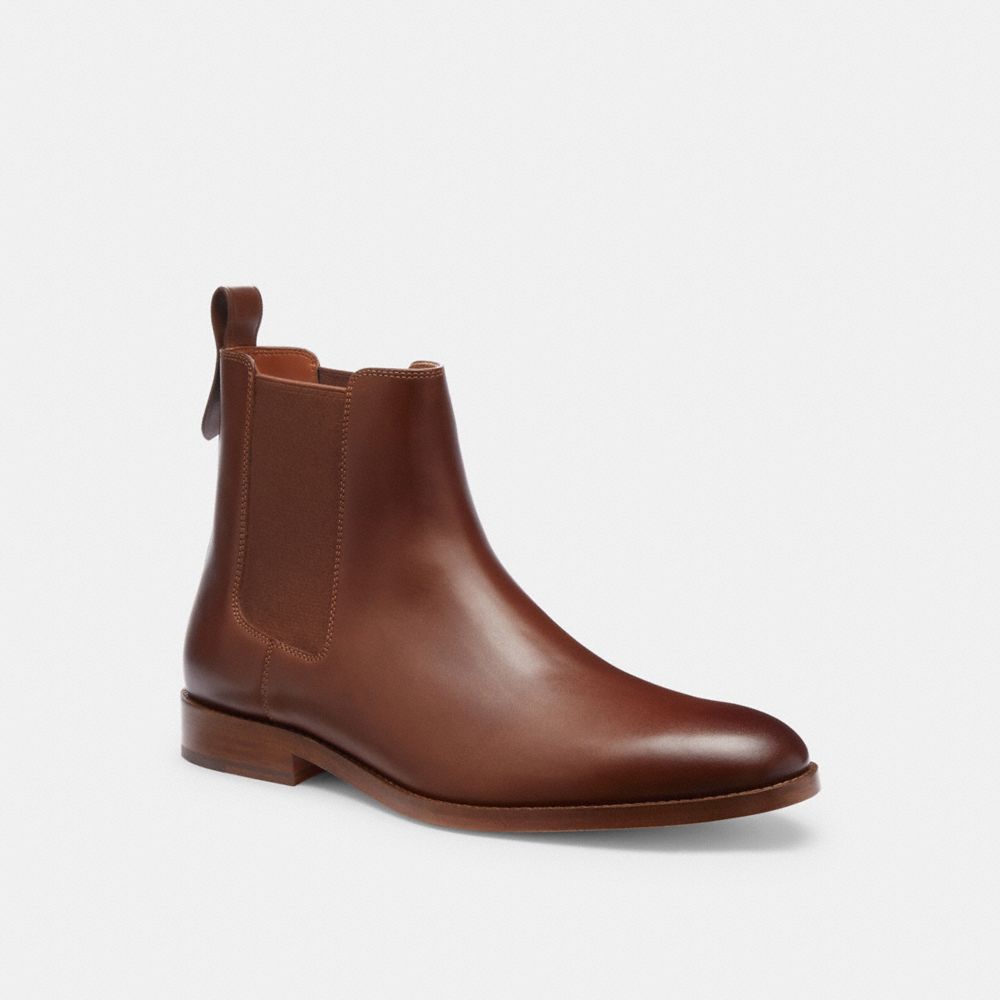 Brown Men Coach Dalton Chelsea Boots | NZ_CH34869