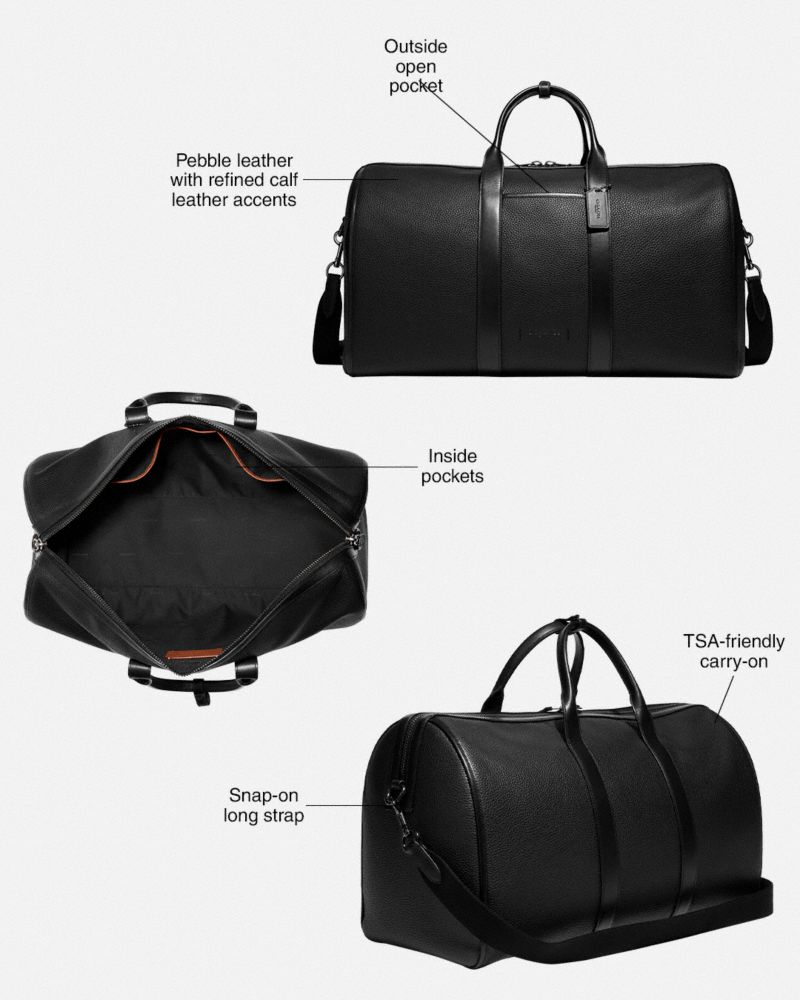 Brown Men Coach Gotham Duffle Bags | NZ_CH49941