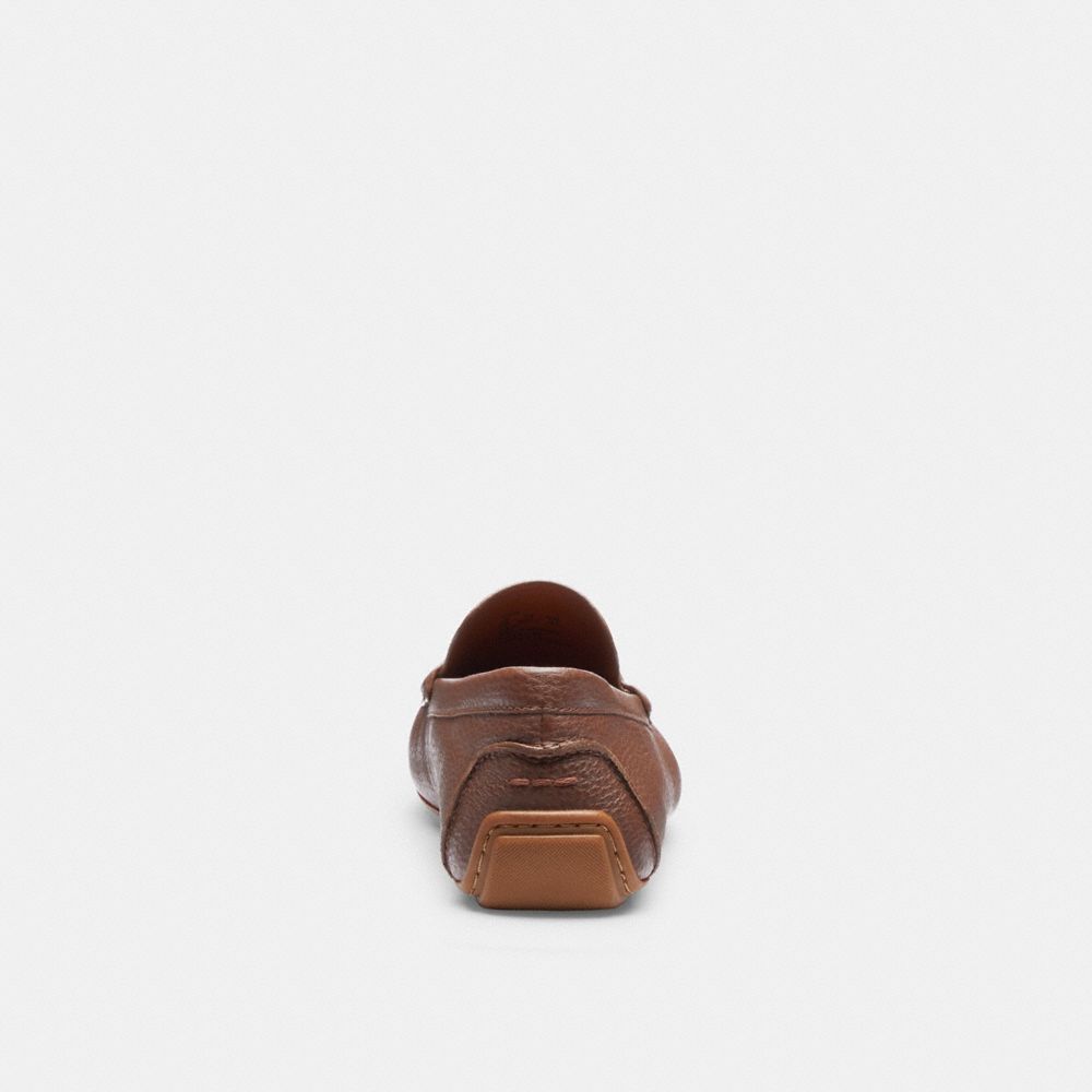 Brown Men Coach Luca Drivers Shoes | NZ_CH79855