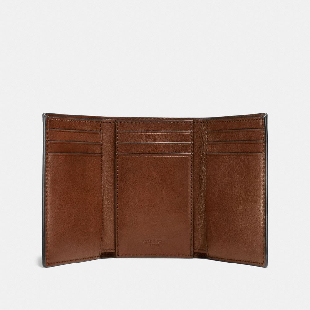 Brown Men Coach Trifold Wallet Billfolds | NZ_CH68342