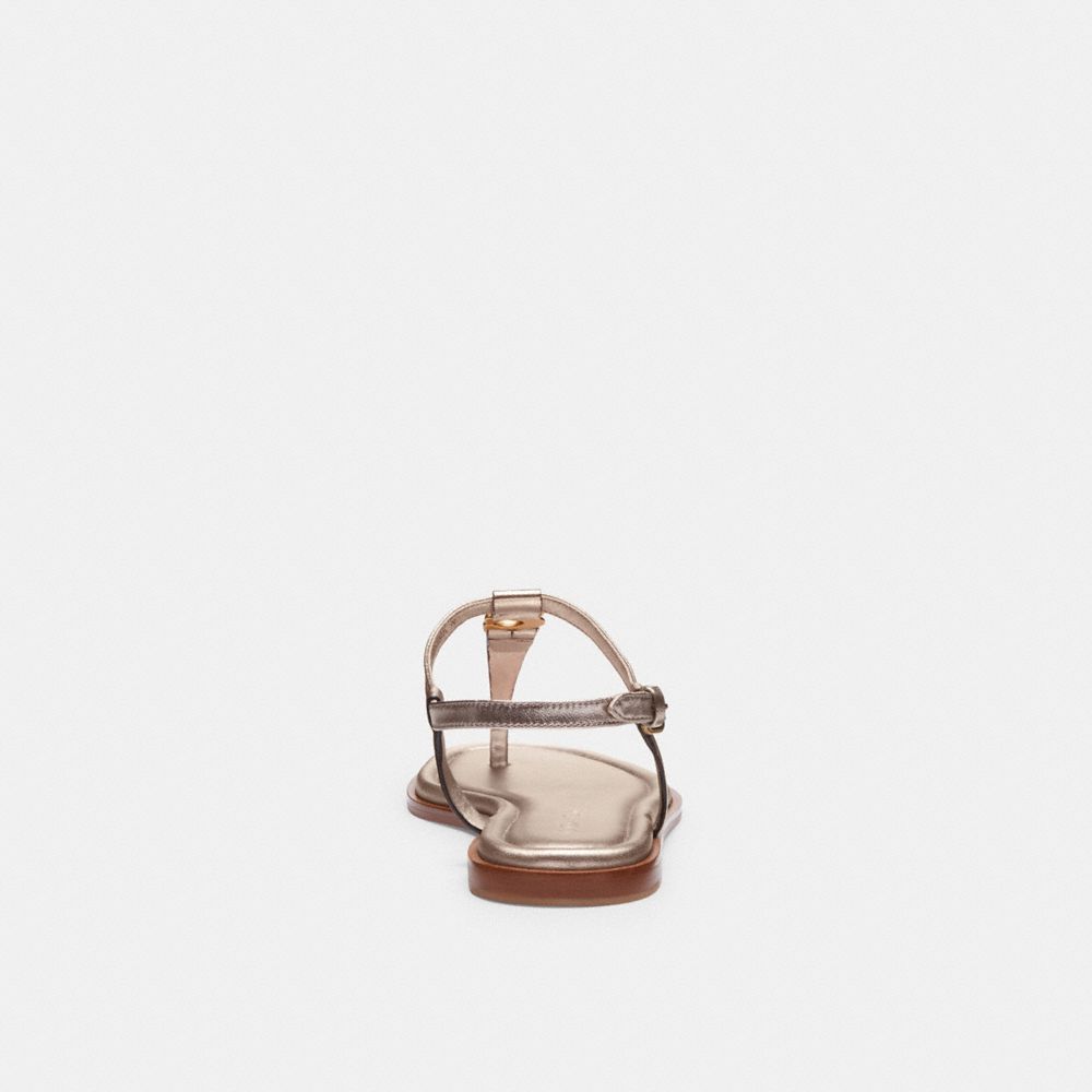 Brown Women Coach Jessica Champagne Sandals | NZ_CH53983