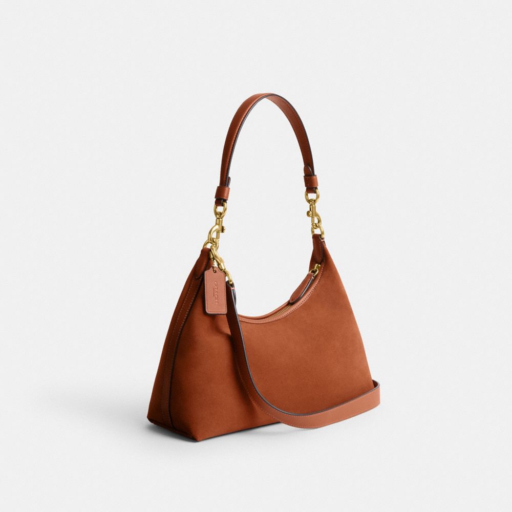 Brown Women Coach Juliet Brass Shoulder Bags | NZ_CH54352