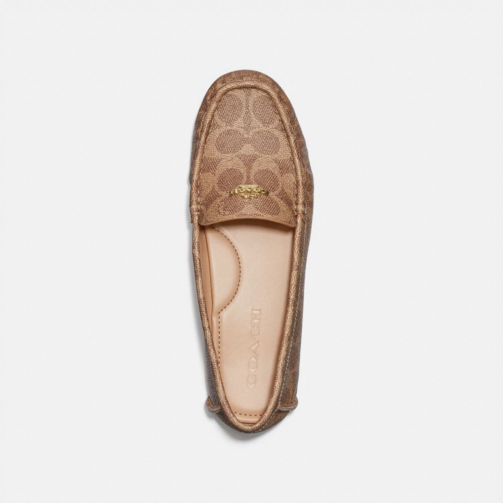 Brown Women Coach Marley Driver Loafers | NZ_CH99514