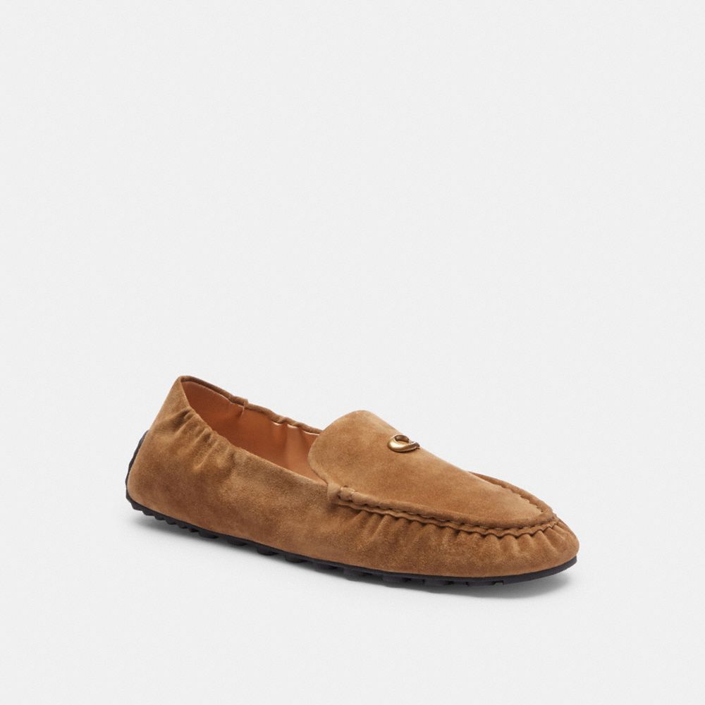 Brown Women Coach Ronnie Coconut Loafers | NZ_CH30501