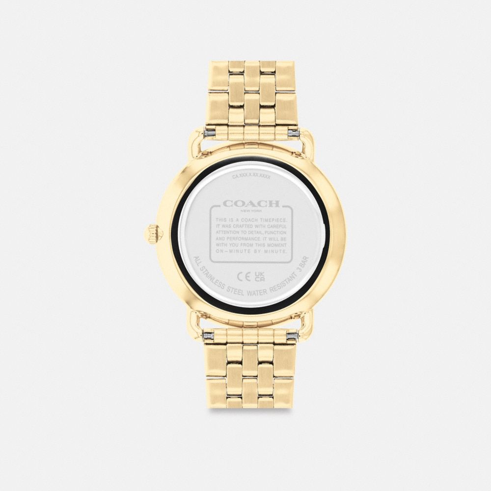 Gold Men Coach Elliot 41 Mm Watches | NZ_CH83473