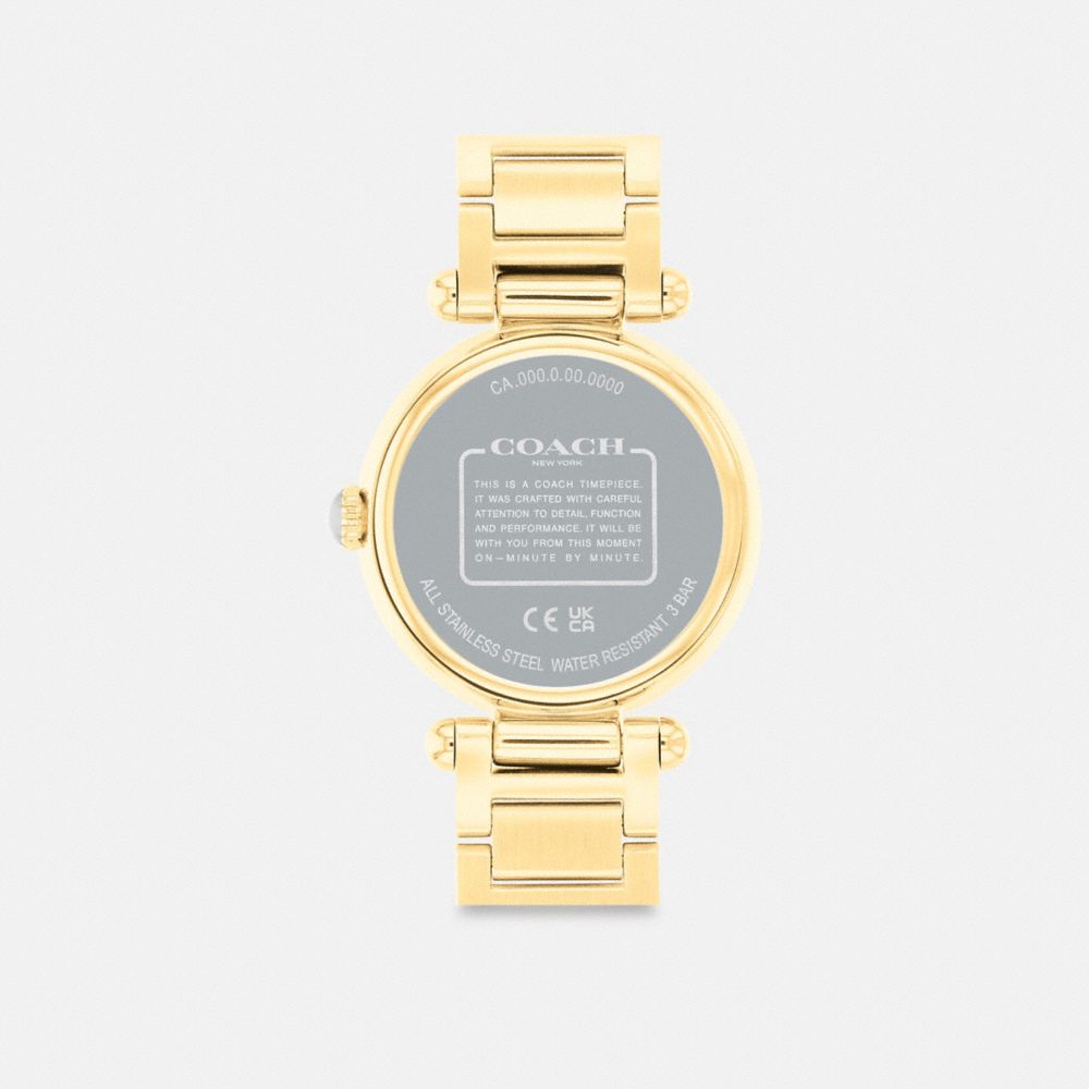 Gold Women Coach Cary 34 Mm Watches | NZ_CH43202