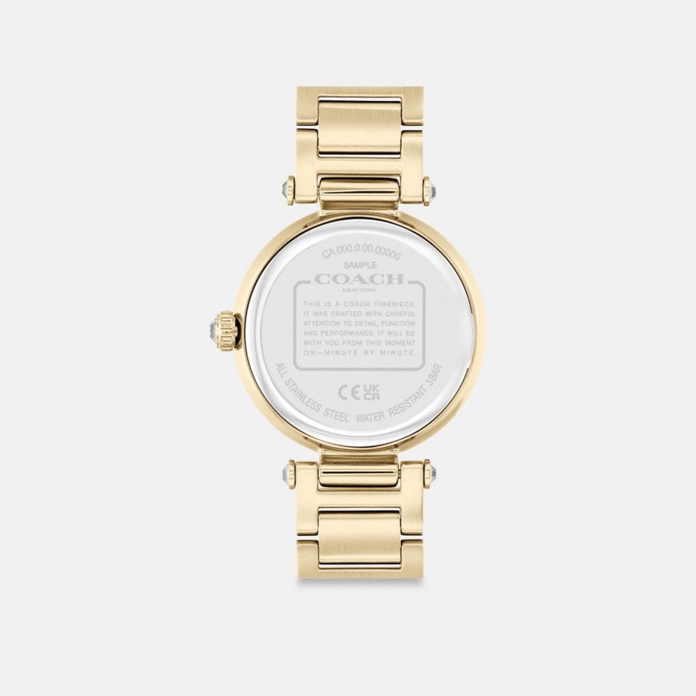 Gold Women Coach Cary 34 Mm Watches | NZ_CH16473