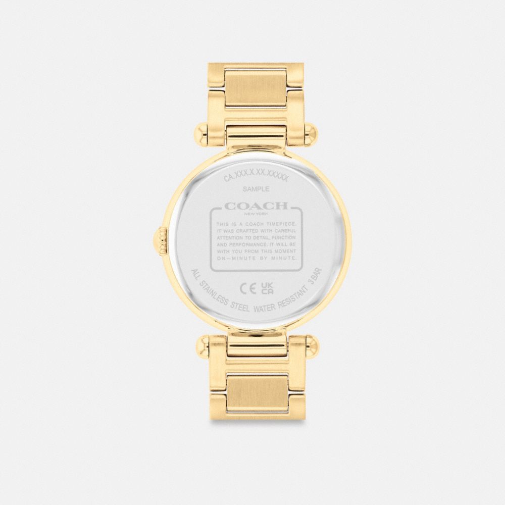 Gold Women Coach Cary 34 Mm Watches | NZ_CH24020