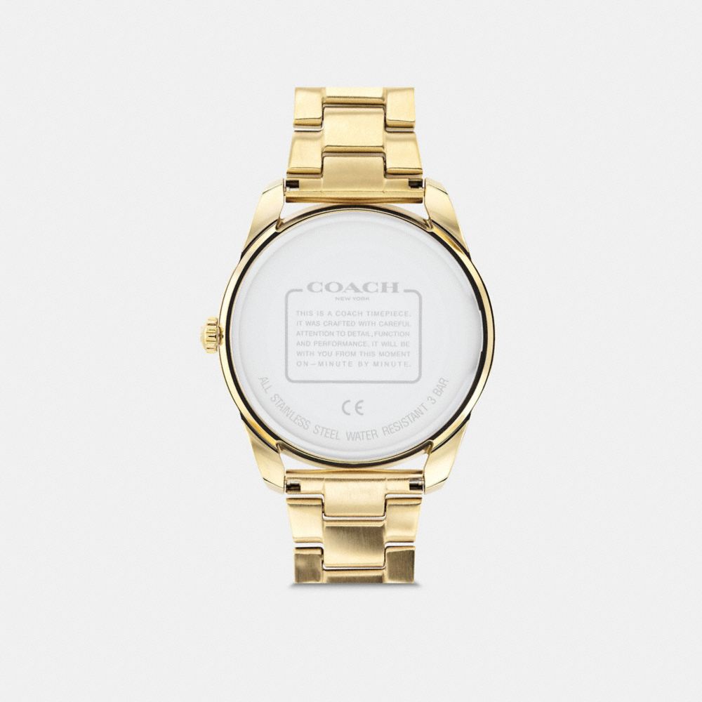 Gold Women Coach Preston 36 Mm Watches | NZ_CH10806