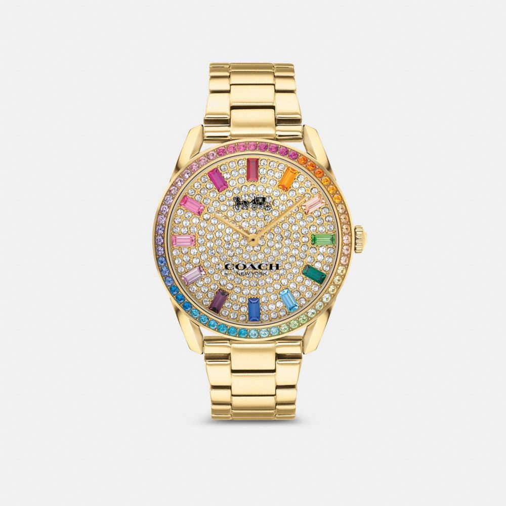 Gold Women Coach Preston 36 Mm Watches | NZ_CH10806