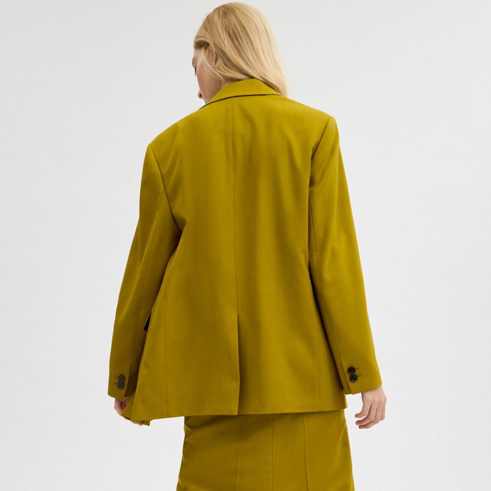 Green Women Coach Tailored Jackets | NZ_CH73626