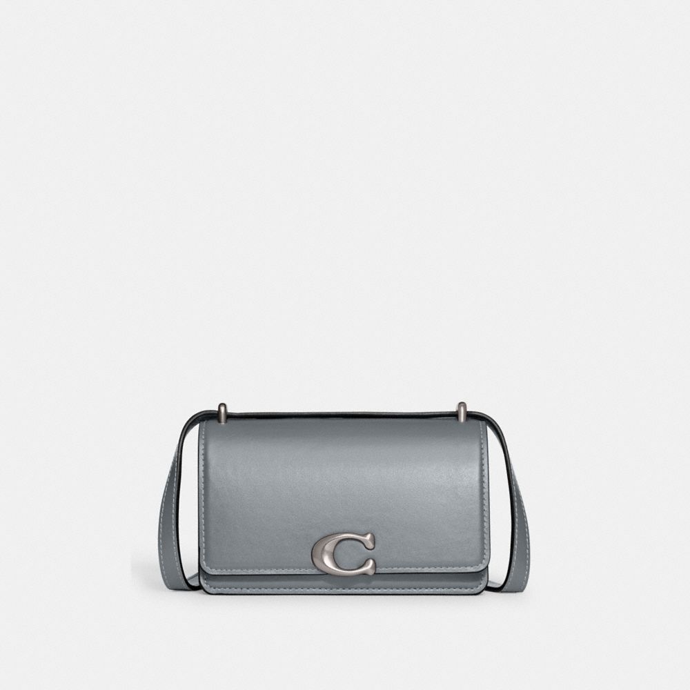 Grey Blue Women Coach Bandit Leather Crossbody Bags | NZ_CH19549