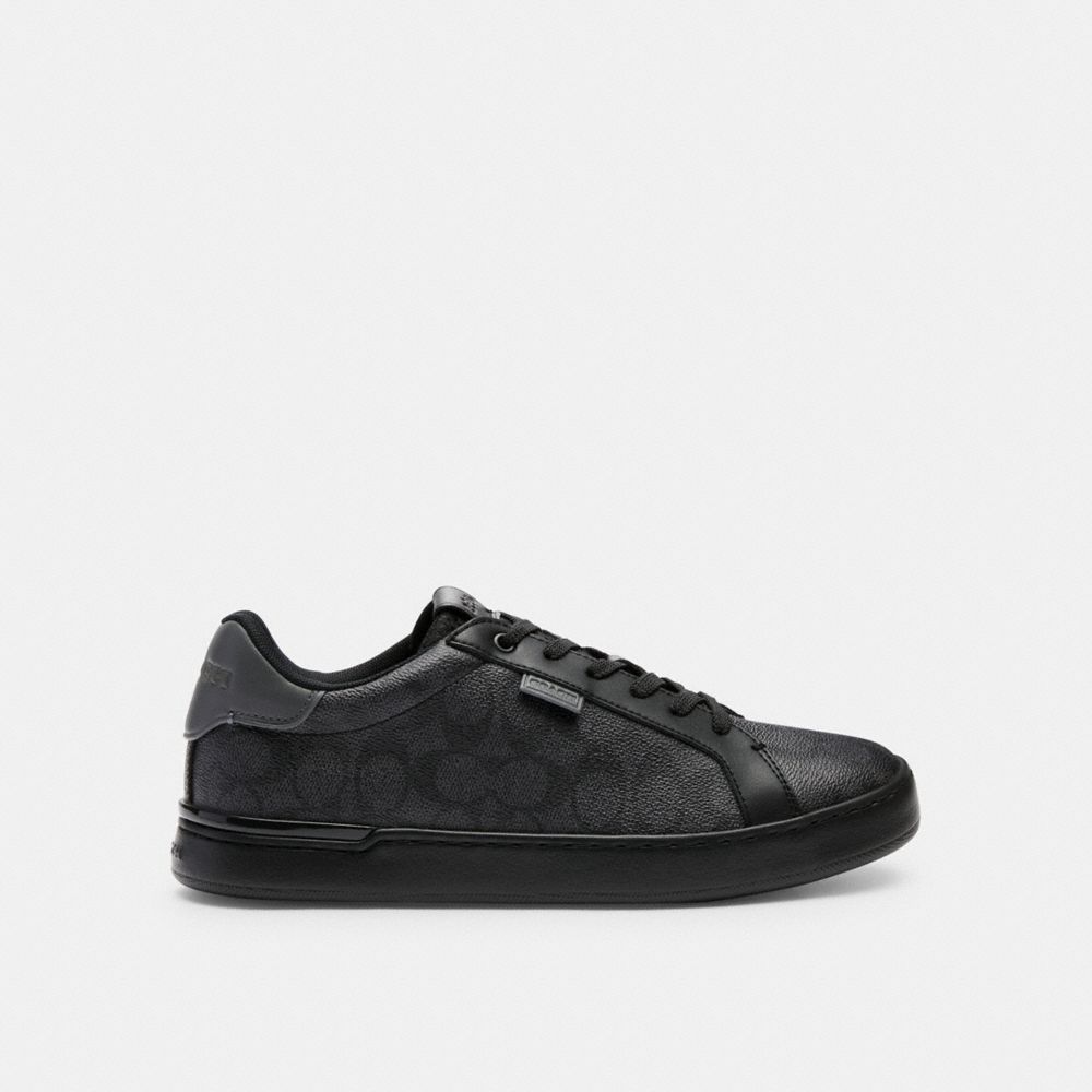 Grey Men Coach Lowline Low Top In Signature Sneakers | NZ_CH64137