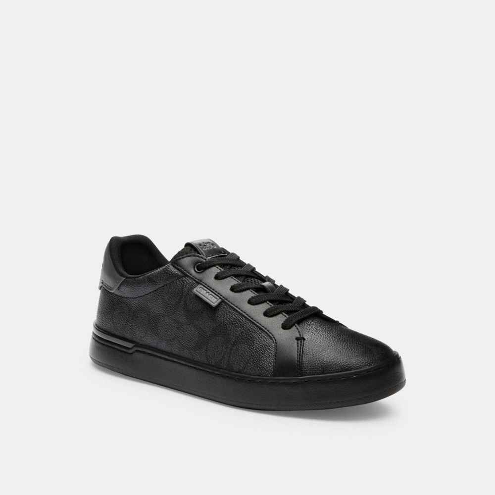 Grey Men Coach Lowline Low Top In Signature Sneakers | NZ_CH64137