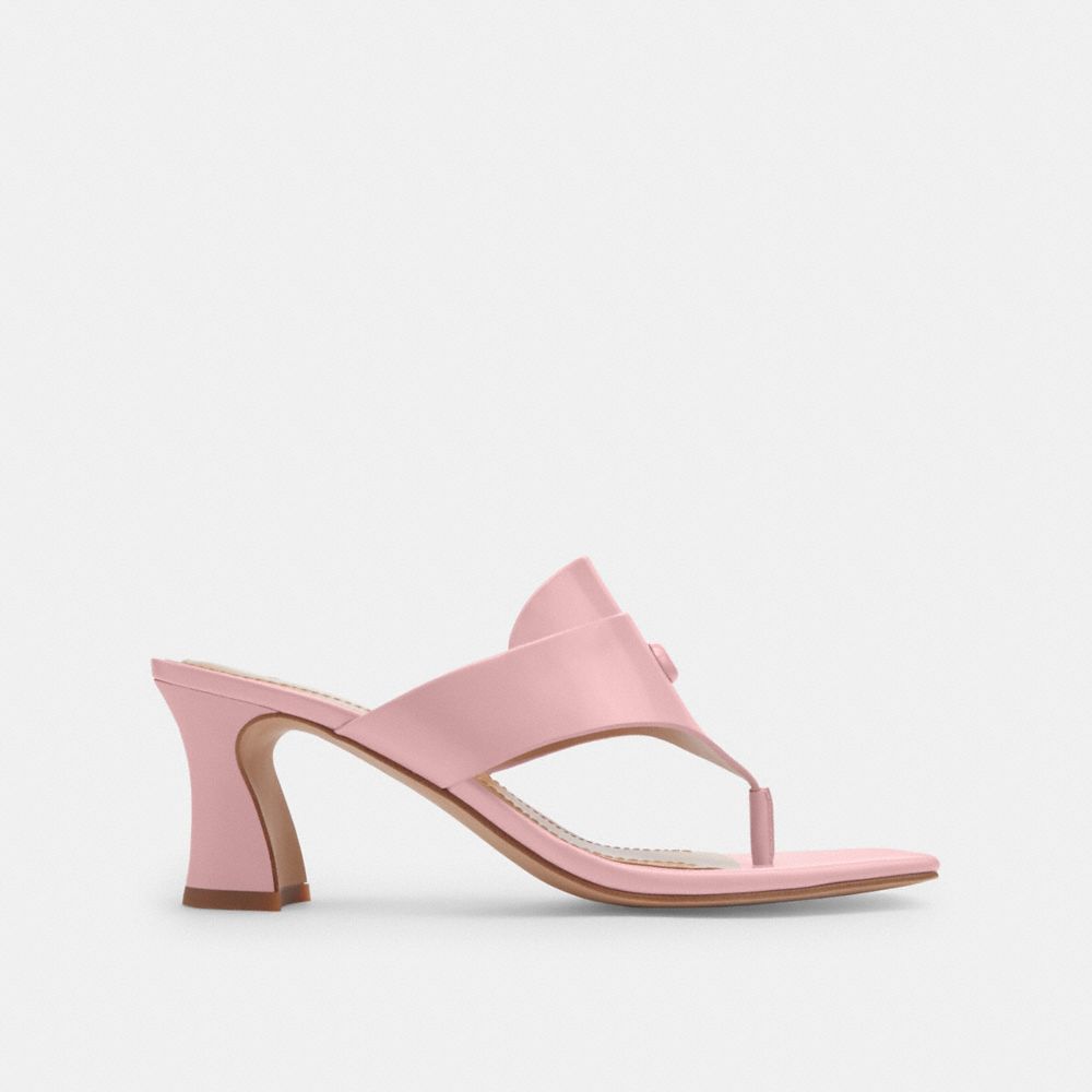 Pink Women Coach Bree Soft Sandals | NZ_CH32586