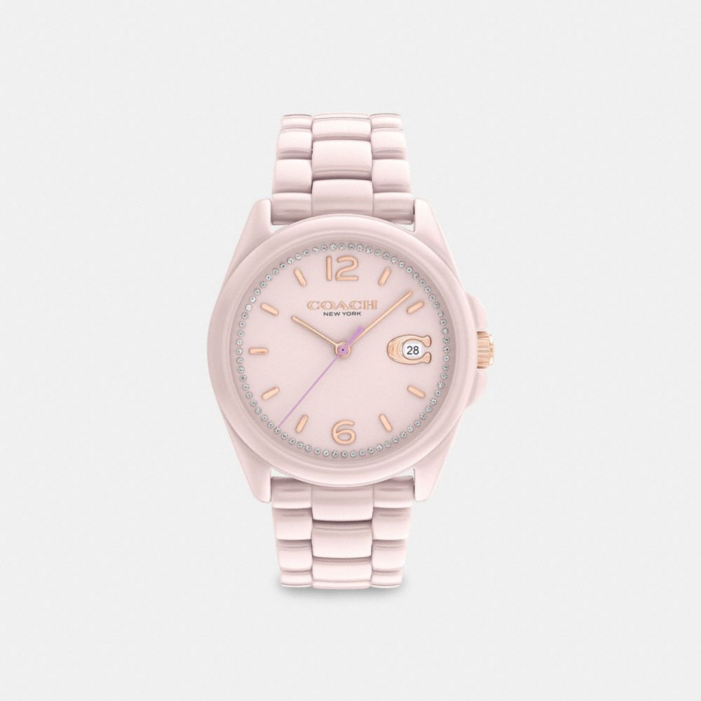 Pink Women Coach Greyson 36 Mm Blush Watches | NZ_CH96991