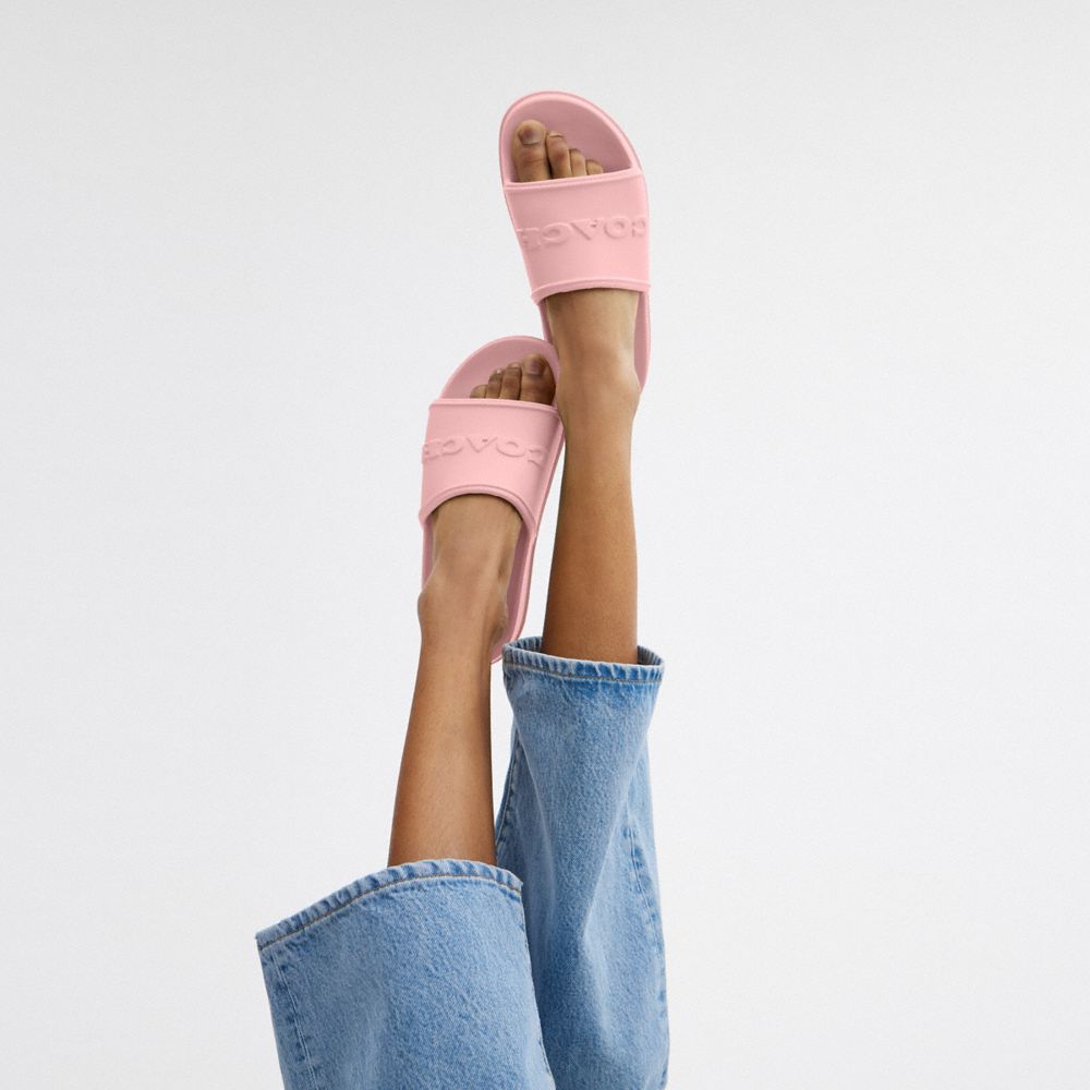 Pink Women Coach Jesse Bubblegum Sandals | NZ_CH50450