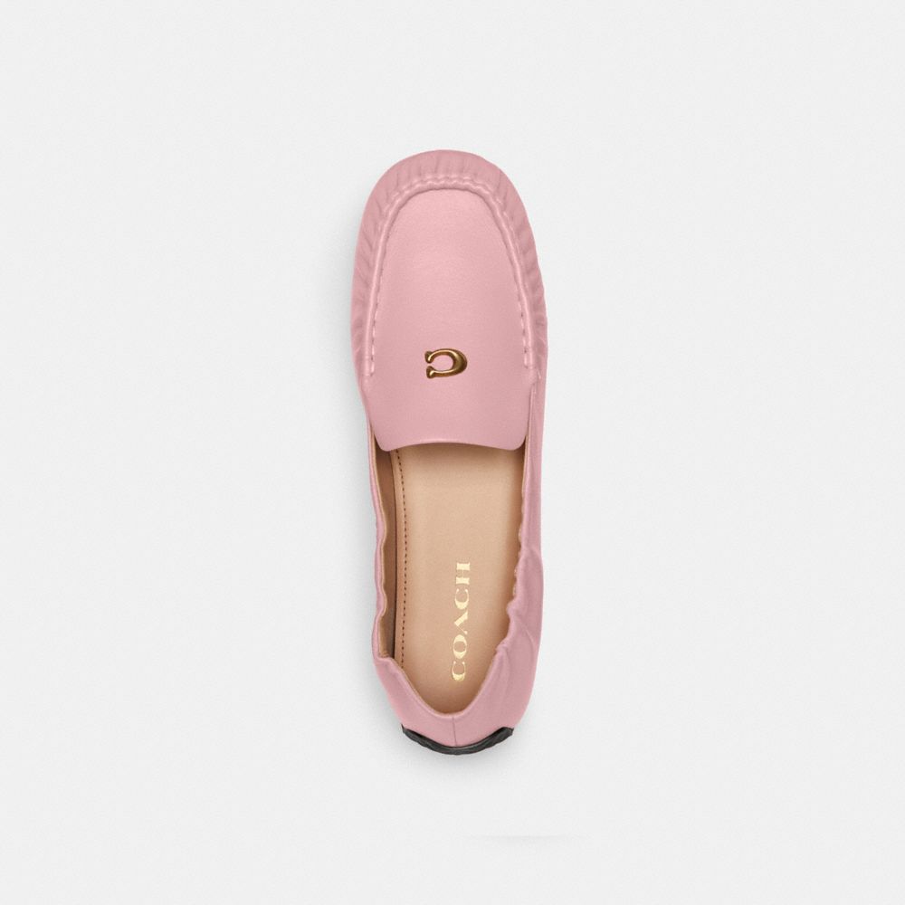 Pink Women Coach Ronnie Soft Loafers | NZ_CH17721