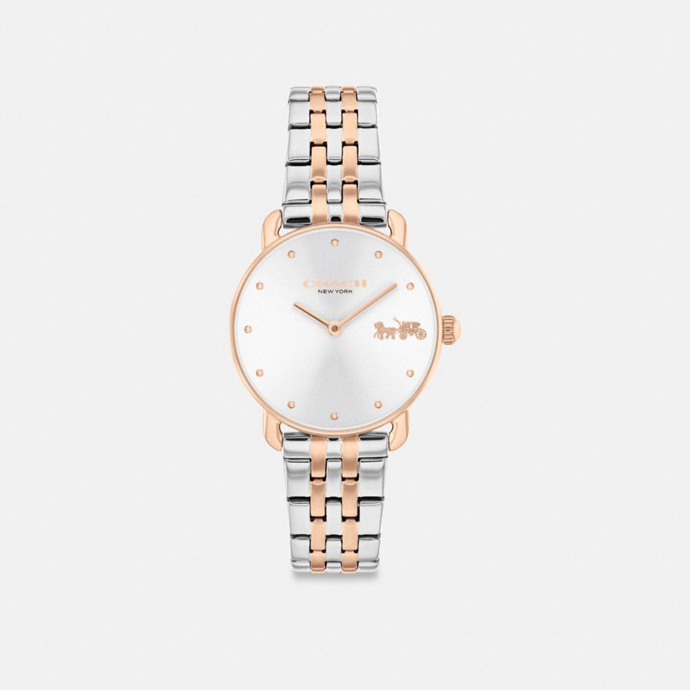 Silver Women Coach Elliot 28 Mm Watches | NZ_CH37220