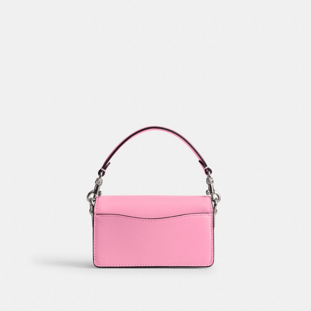 Silver / Pink Women Coach Tabby 12 In Signature Crossbody Bags | NZ_CH38323